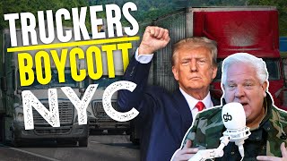 Truckers Explain Why They’re BOYCOTTING New York and Standing With Donald Trump [upl. by Peednam]