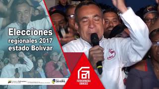 Elecciones regionales 2017 estado Bolívar [upl. by Minoru]