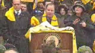 Remembering Myron Cope Pittsburghers Wave Their Towels [upl. by Anastatius26]