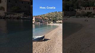 Hvar Croatia  Amazing Beach by homerentagency travel croatia beach nature vacation [upl. by Adao]