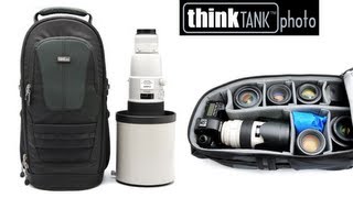 Glass Limo backpack camera and large glass  Think Tank Photo [upl. by Naldo]