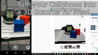 Turn your Cellphone into a 3D Scanner for FREE 123D Catch [upl. by Ained308]