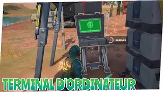 quotInteragir avec un terminal a un site de forage de léquipe taupequot QUETE DE SAISON FORTNITE [upl. by Kenyon]