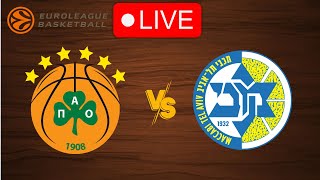 🔴 Live Panathinaikos vs Maccabi Tel Aviv  EuroLeague 20232024  Live Play by Play Scoreboard [upl. by Pollux34]