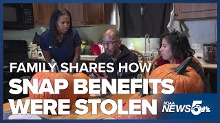 Family details how their SNAP benefits were stolen [upl. by Mirabella25]