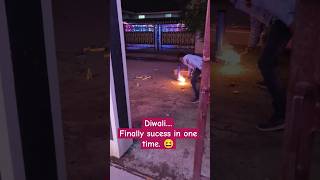 Finally futa diya 😹 diwali diwalispecial shorts funnyshorts trending viralvideo blast funny [upl. by Eeloj]