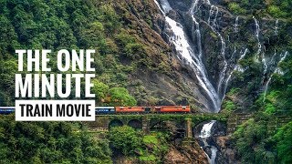 THE ONE MINUTE TRAIN TRAVEL MOVIE [upl. by Jeu]