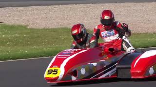 2024 Hoosier British Sidecars Donington Park Race 2 highlights [upl. by Eibbil]