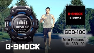 GBD100 Tips movie 01 Main features of the GBD100：CASIO GSHOCK [upl. by Lain263]