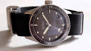 A Week On The Wrist The Blancpain Fifty Fathoms Bathyscaphe [upl. by Yltsew]