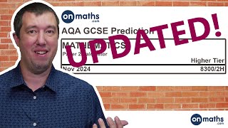 UPDATED AQA Higher Nov 2024 Predicted Maths GCSE Paper 2 Calculator Calculator Exam 83002H [upl. by Tima]