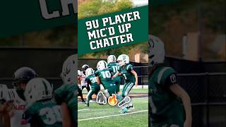 🗣️ We mic’d up my friend Bentley 9U Football player 🔥 micdup youth sports youthfootball [upl. by Muriah]