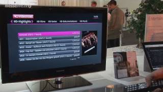 Telekom setzt mit THome Entertain auf 3D und LIGA total LTE im Ausbau MesseLIVE IFA 2010 [upl. by Assirok]