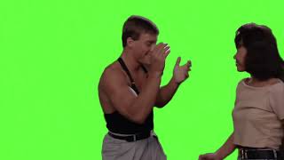 Kickboxer jean claude van damme dancing Green screen [upl. by Damahom]