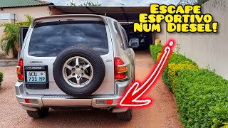 Coloquei Um Escape Esportivo No Mitsubishi Pajero Diesel  Não Imaginava O Resultado [upl. by Etteval]