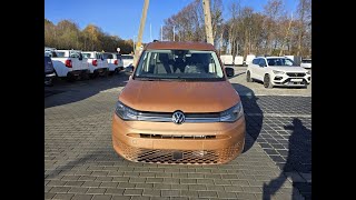 VOLKSWAGEN Caddy MAXI 7 osobowy  prezentacja  brązowy  nowy  najładniejszy kolor [upl. by Ettenoitna]