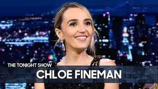 Chloe Fineman Admits to Secretly Touching Jared Letos Shoulder Shows Off Her Impressions [upl. by Tiebout]