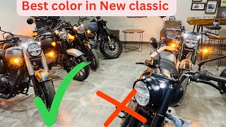 Best color in New Classic 350 in 2024 🔥 All color and Price newclassic350 [upl. by Ramalahs]