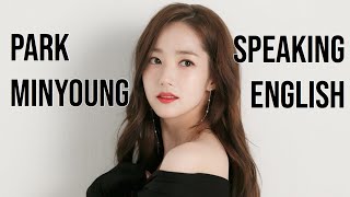 Park Min Young Speaking English Compilation [upl. by Notak644]