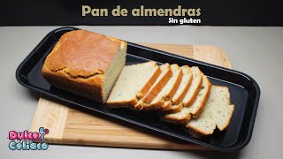 Pan de almendras Sin GLUTEN saludable y delicioso [upl. by Anavoj]