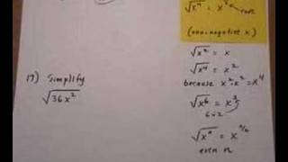 simplify square roots [upl. by Ettedranreb]