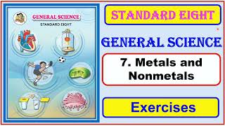 7 Metals and nonmetals Exercise Class 8th Science  class 8 questions and answers Metals amp nonmetals [upl. by Huttan62]