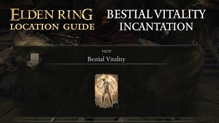 Elden Ring  Bestial Vitality Location  Caelid [upl. by Hamirak]