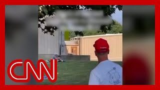 Video Shooter seen by some attendees at least one minute before Trump was shot [upl. by Couchman200]