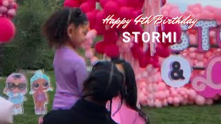 Stormi x Chicago 4th Birthday Party [upl. by Nahtiek142]