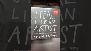 Steal Like an Artist by Austin Kleon steallikeanartist art austinkleon selfhelpbook books [upl. by Tyoh]