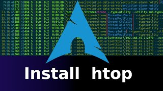 Arch Linux  Install Htop [upl. by Still]