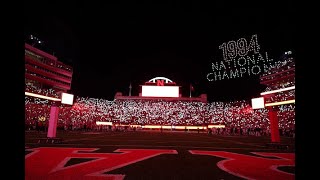 Does Nebraska Football have the Best Tradition in College Football  4th Quarter Light Show [upl. by Anitnatsnoc196]