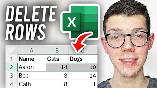 How To Delete Rows In Excel Two Ways  Full Guide [upl. by Herstein]