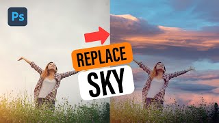 How to replace sky in Photoshop 2023  Photoshop 2023 tutorial  sky replacement photoshop [upl. by Shererd306]