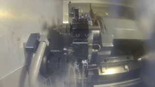 Thermowell Manufacturing For Tempreature Sensor Protection on Haas ST20 Lathe [upl. by Airel924]