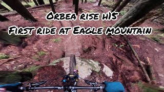 ORBEA RISE H15 MULBERRY BLACK  FIRST RIDE AT EAGLE MOUNTAIN [upl. by Rocray544]