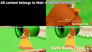 MMD Peach amp Daisy  Kiss Me More Quadparison [upl. by Hada]