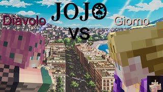 Diavolo vs Giorno GiovannaGER  minecraft [upl. by Oivlis]