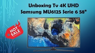 Unboxing quotSamsung TV 4K UHD 58quot  MU6125quot  Hot Sale Walmart [upl. by Knuth785]