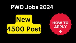 Dont Miss PWD Recruitment 2024 🚨  youtube shorts  Latest Government Jobs NWCJOBS [upl. by Denney230]