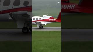 Cirrus SF50 Vision Jet Up Close Landing in Bern Switzerland [upl. by Ynneb6]