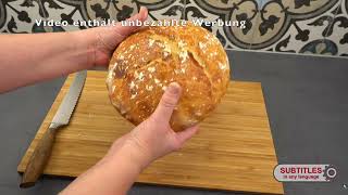 Knuspriges Brot backen in 90 Minuten [upl. by Crenshaw]