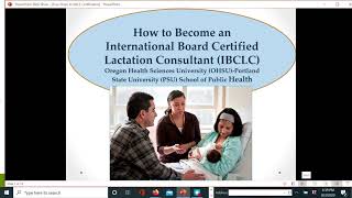 How to become an International Board Certified Lactation Consultant IBCLC Aug 2020 Source [upl. by Eurd]