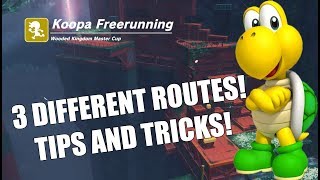 Wooded Kingdom Koopa Freerunning Master Cup Guide Super Mario Odyssey [upl. by Sucrad582]