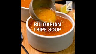 Simple Bulgarian Tripe Soup [upl. by Eybbob709]