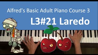 L321 Laredo  Alfreds Basic Adult Piano Course 3 p4445 [upl. by Ackerman]