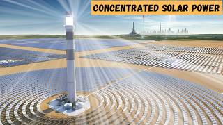 Concentrated Solar Power  CSP Solar  Concentrated Solar Power Plant  In Hindi [upl. by Aicelav259]