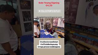 Bolo Yeung Signing 04292023 [upl. by Inan475]