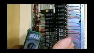 how to repair replace broken circuit breaker  multiple Electric outlet not working  fuse box panel [upl. by Adnical]