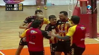 Volley Podium lEspérance de Tunis remporte sa 15 ème coupe de Tunisie 20162017 EST  ESS 32 [upl. by Staten]